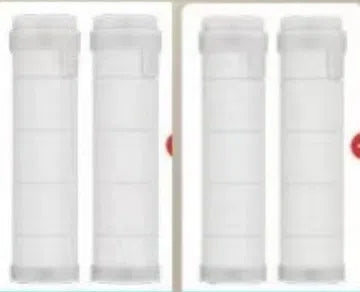 Hollow out household super pressurized showerhead bathroom water heater turbo large water outlet five level filter showerhead