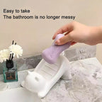 Cat soap box bathroom products bathroom accessories soap dish soap box cute pet cat drainage basket anti slip