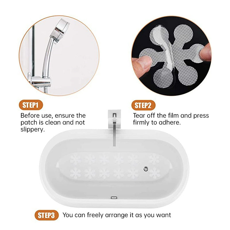 Anti-Slip Safety Strips for Bathtub & Shower - Non-Slip Tapes for Bathroom, Pool Floor & Stair Grips