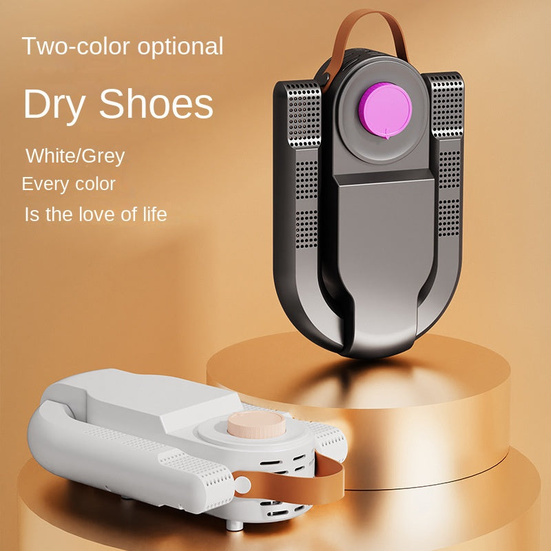 Intelligent shoe dryer multifunctional folding temperature control timed UVdisinfection deodorization shoe baking artifact