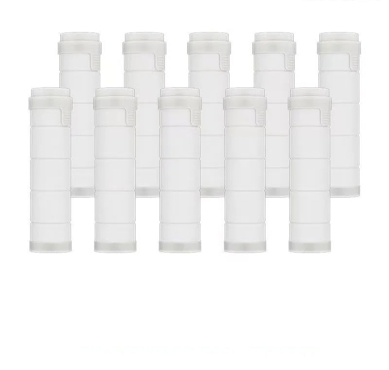 Hollow out household super pressurized showerhead bathroom water heater turbo large water outlet five level filter showerhead