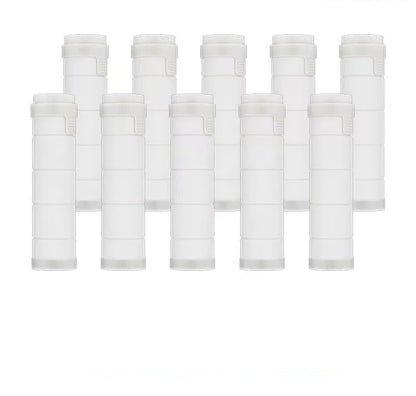 Hollow out household super pressurized showerhead bathroom water heater turbo large water outlet five level filter showerhead