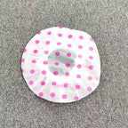 Thickened Shower Cap Wholesale Non-disposable Waterproof Polka Dot PVC Adult Bath Cap PE Oil-proof