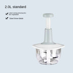 Press Garlic Processor Popper Meat Grinder Manual Baby Food Maker