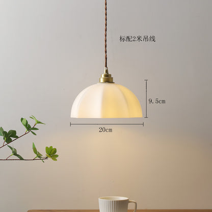 Wabi-Sabi Style Brass Designer Pendant Light for Bedroom, Living Room, Study, Restaurant, Window Display, and Bedside Decoration
