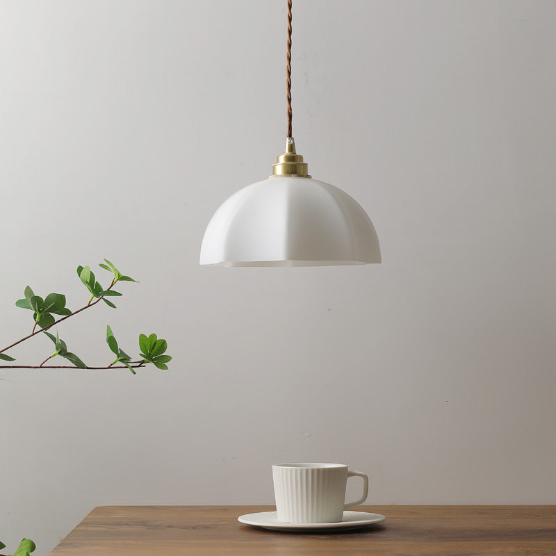 Wabi-Sabi Style Brass Designer Pendant Light for Bedroom, Living Room, Study, Restaurant, Window Display, and Bedside Decoration